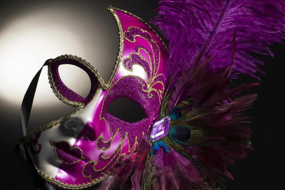 Венецианская маска "Рубин"