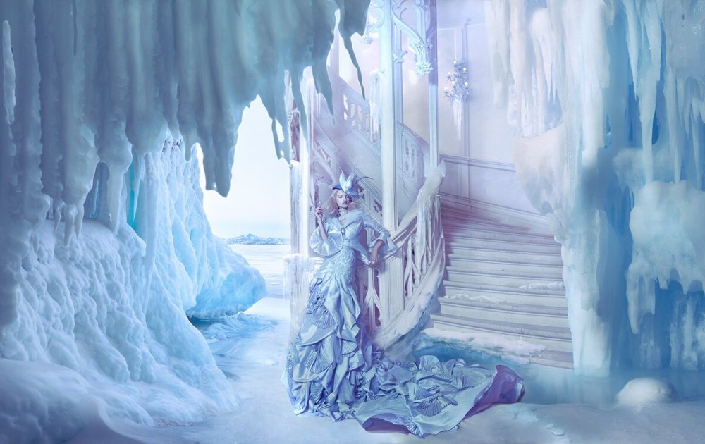 Тронный зал снежной королевы