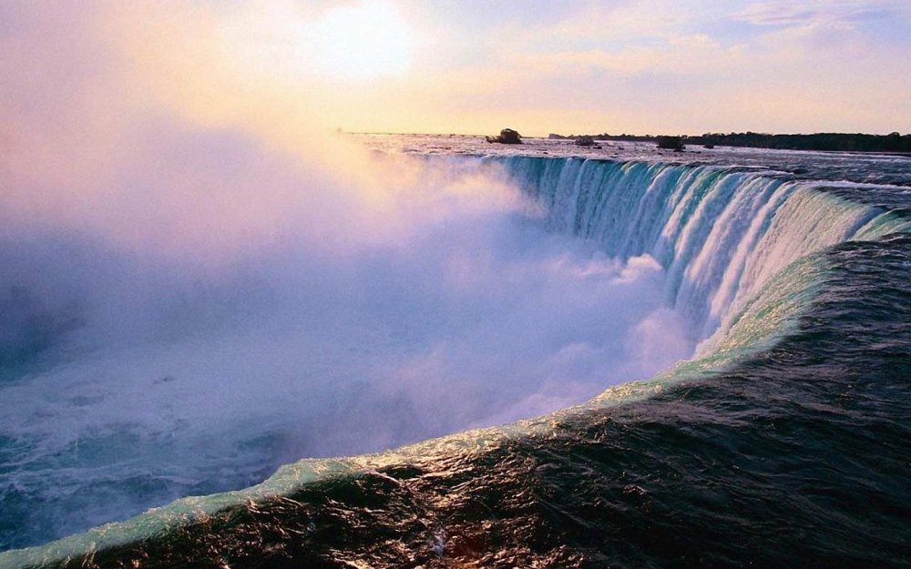 Ниагарский водопад чудо света