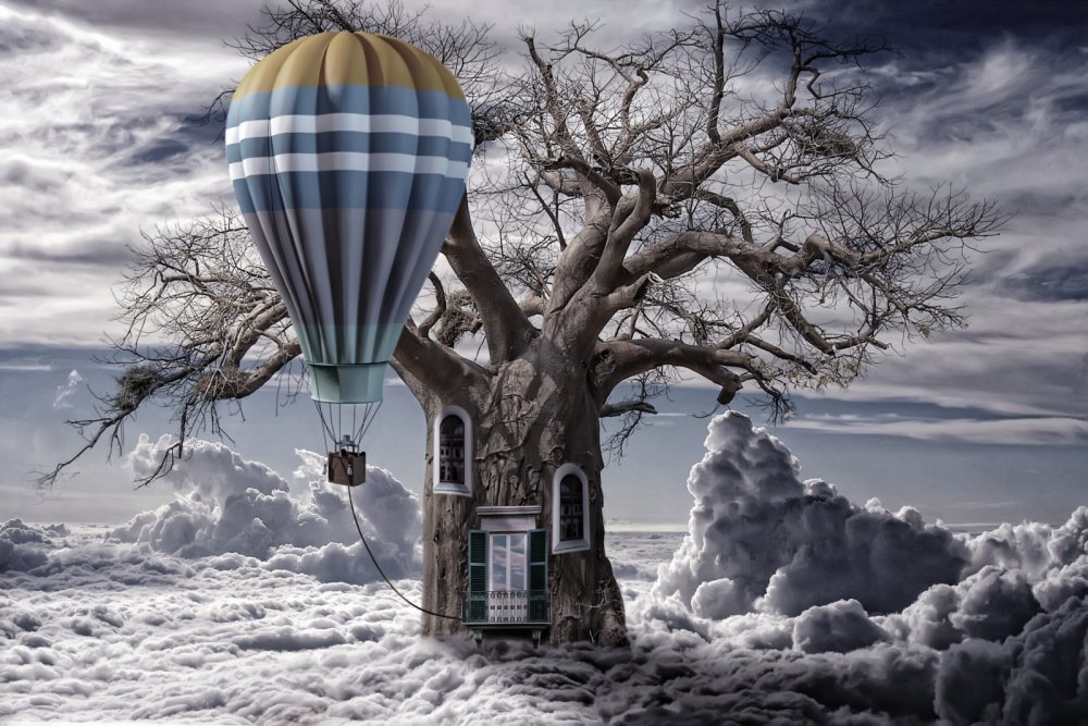 Воздушный шар сюрреализм