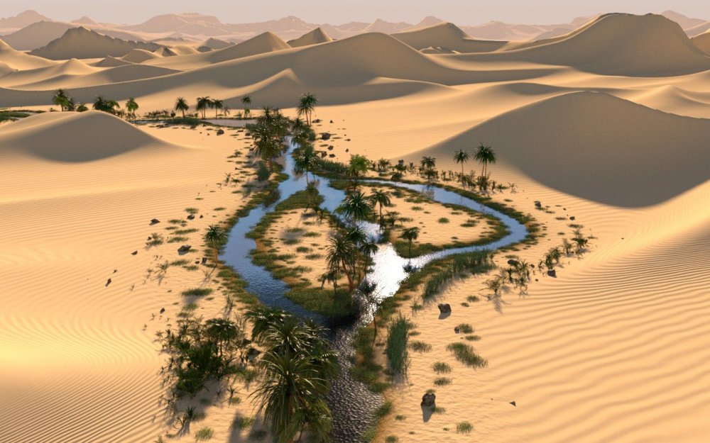 Оазис Африки Нил