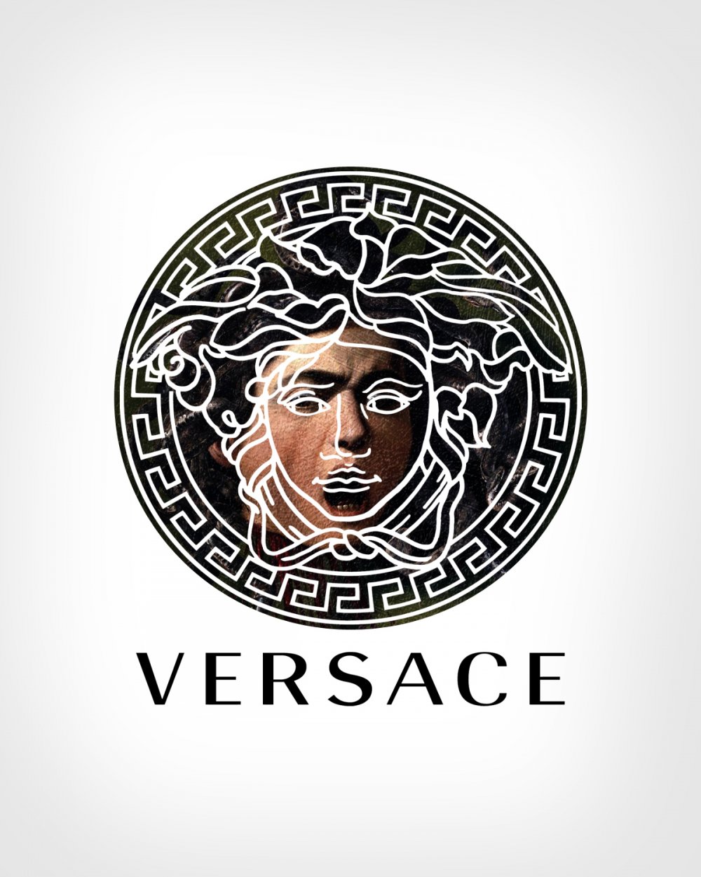 Versace logo золото