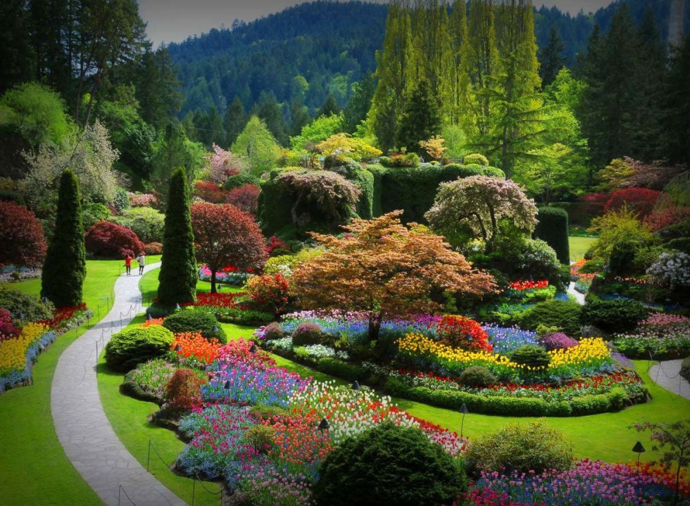 Сады Бутчартов, итальянские сады