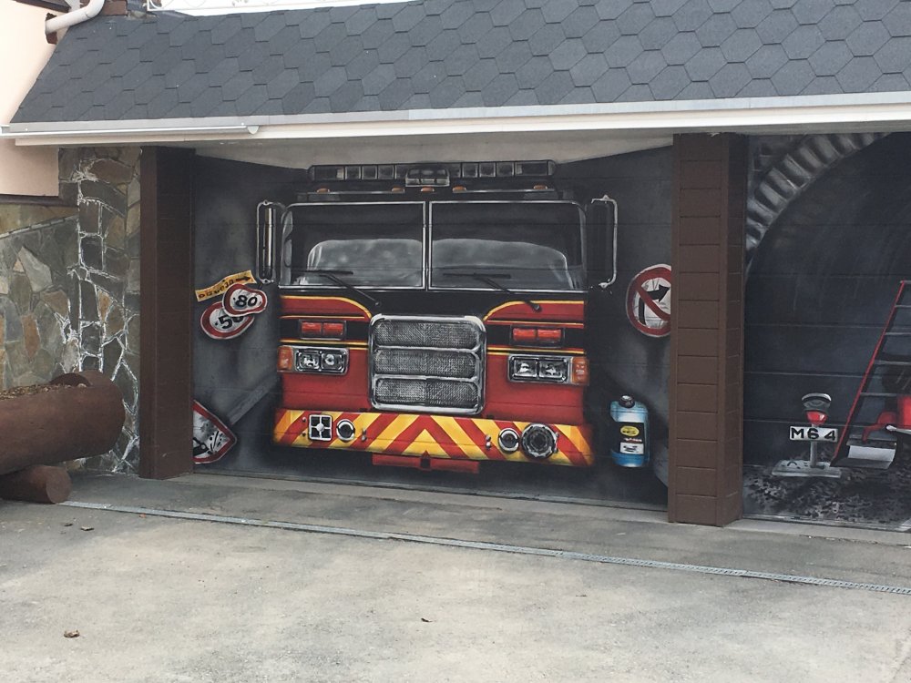 Покрасить гаражные ворота