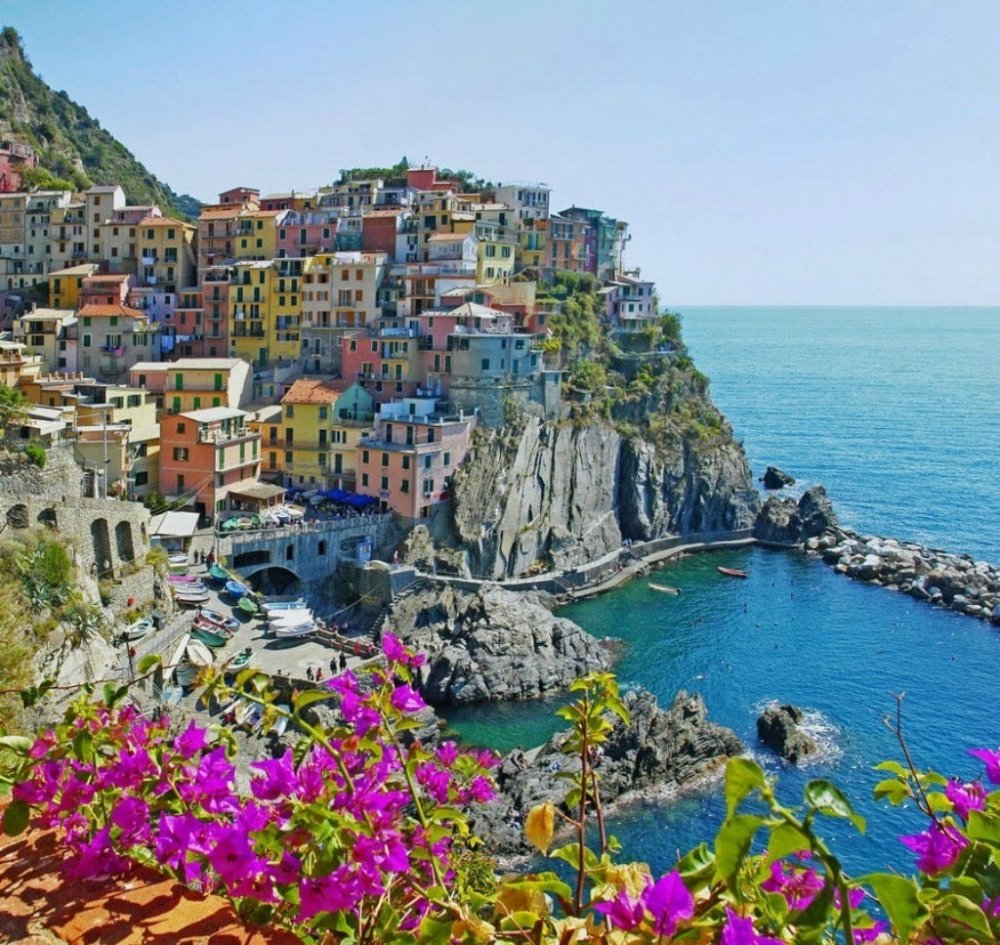 Прибрежный городок Италия