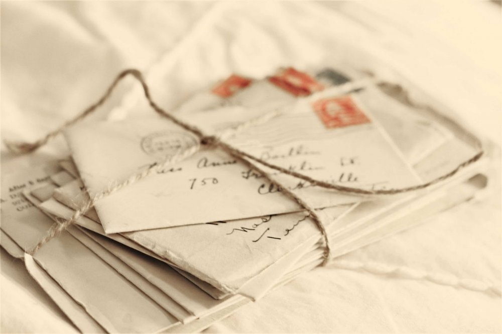 Почта бумажные письма фон
