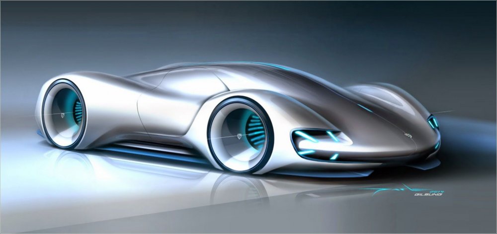 Porsche Electric Lemans 2035 Concept