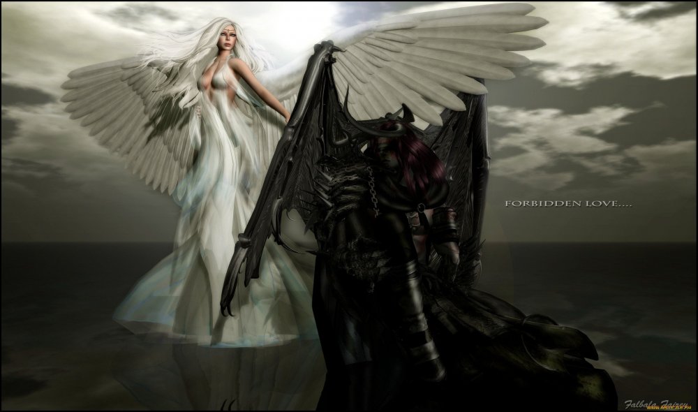 Запретная любовь ангела и демона