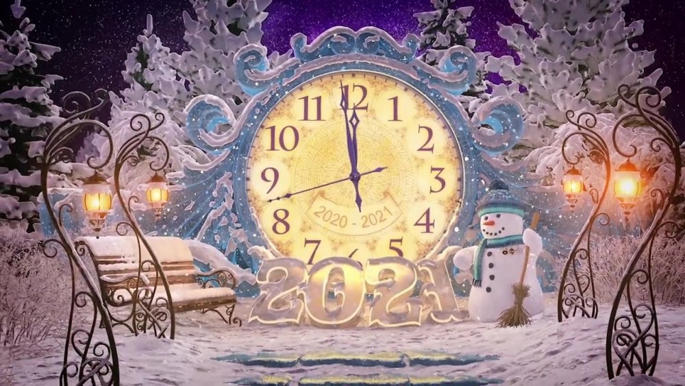 Сказочные новогодние часы