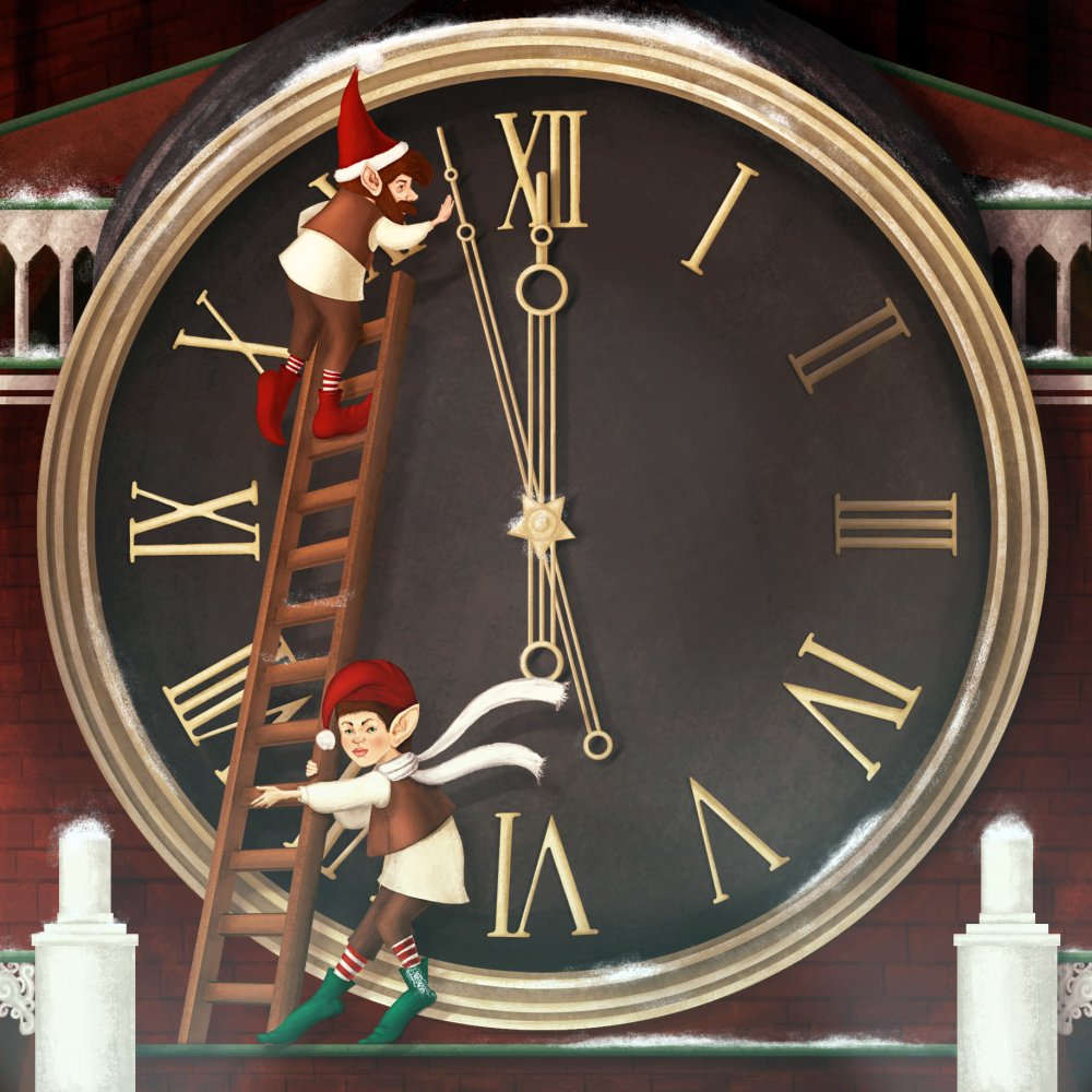 Часы из сказки Щелкунчик