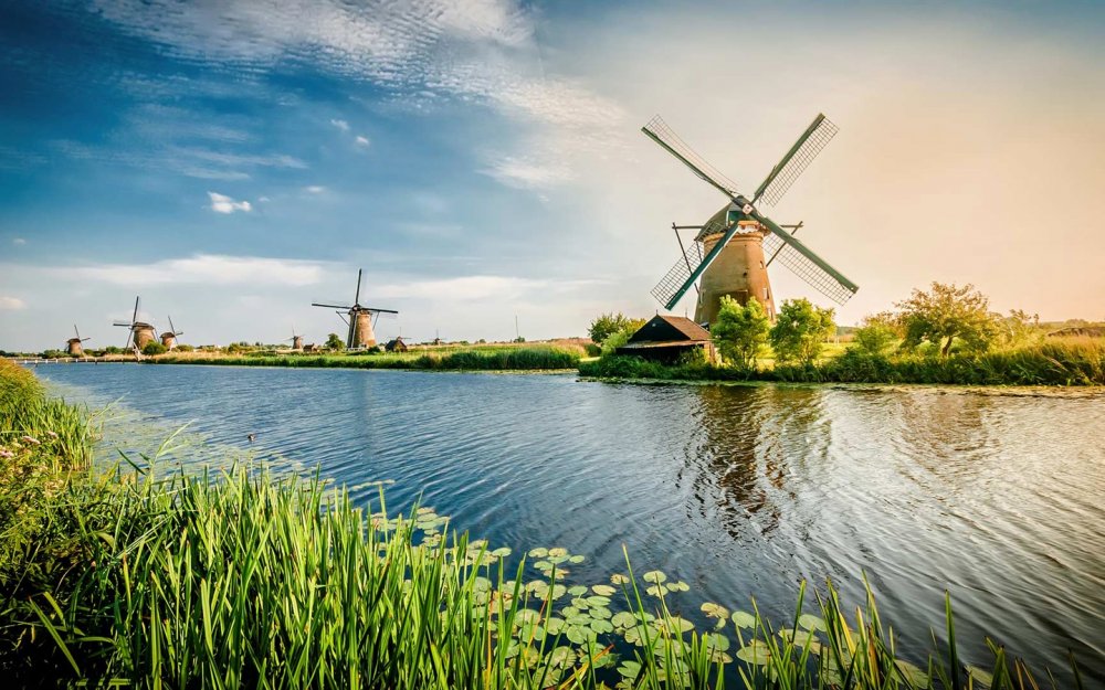 Ветряные мельницы в Нидерландах