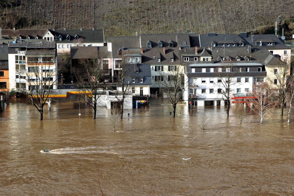 Наводнение, Ламбрехт, Германия
