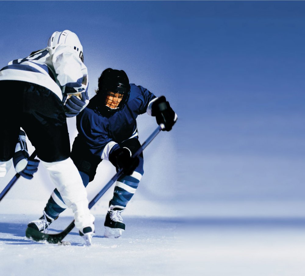 Хоккеист на льду