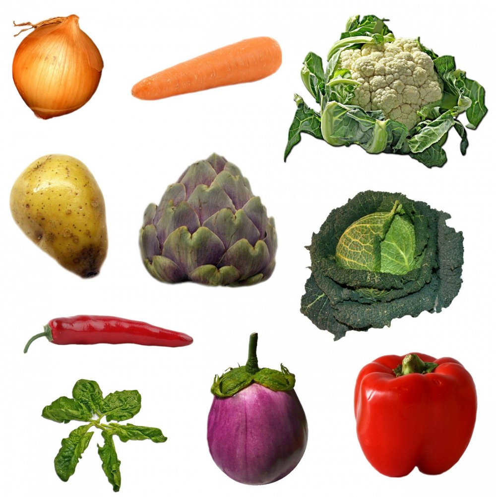 Цветные овощи