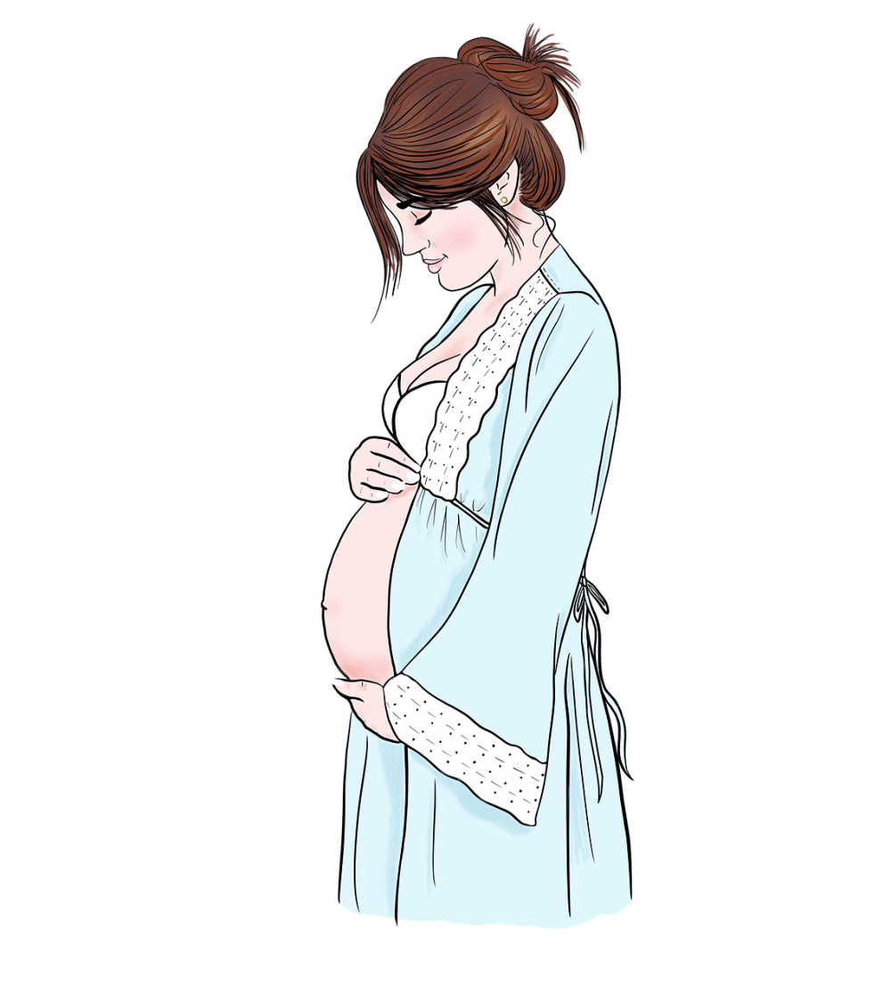 Задумчивые беременных рисунки