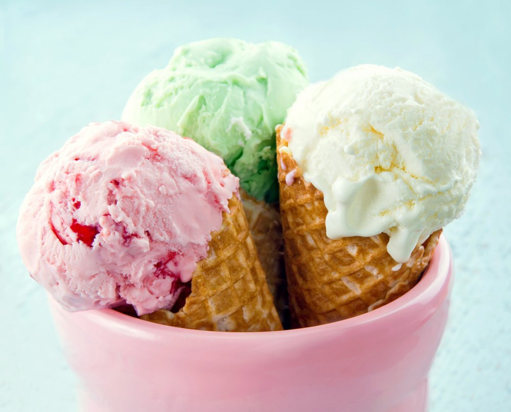 Красивое мороженое