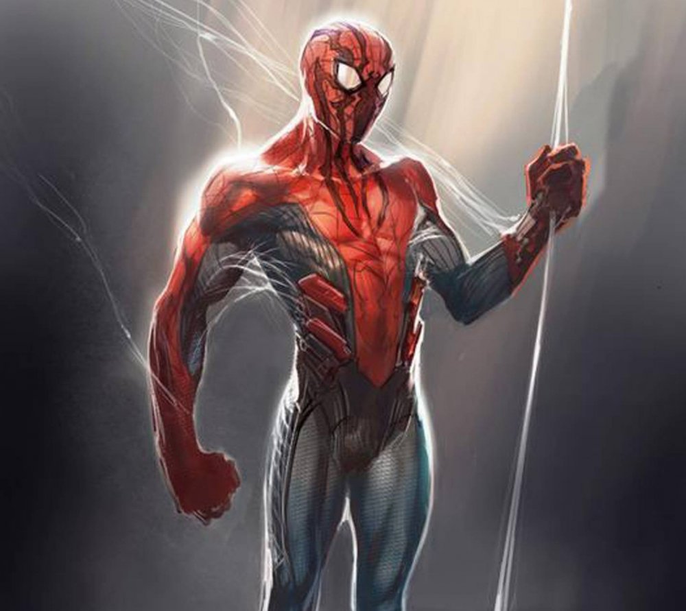 Марвел человек паук костюмы арт