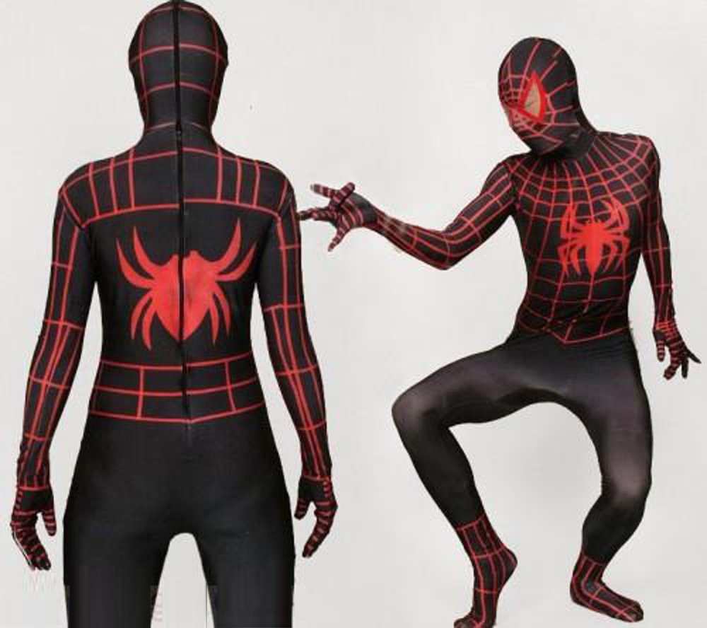 Тело человека паука в костюме