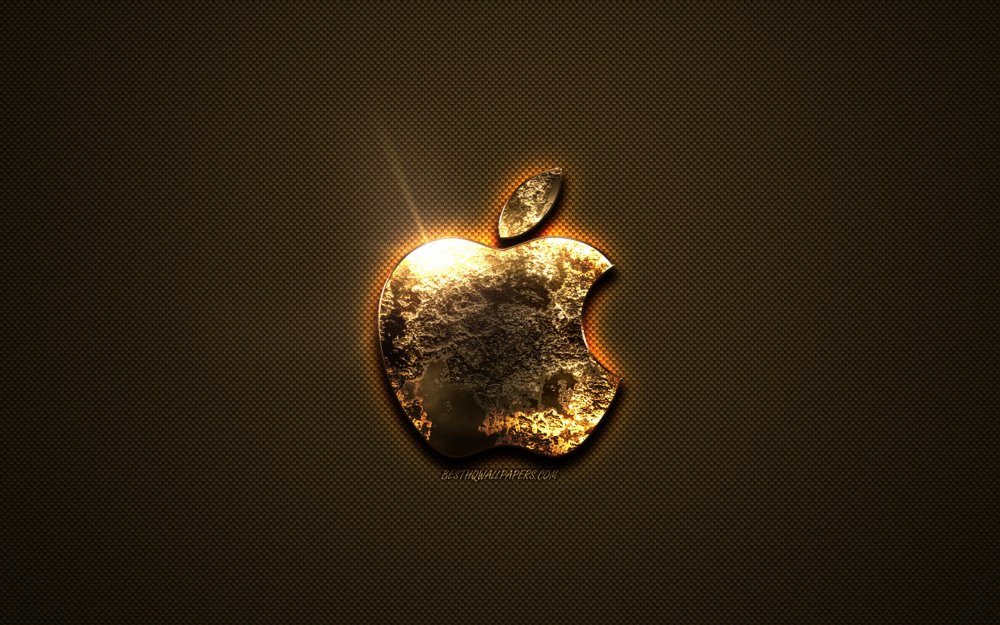 Золотой значок Apple