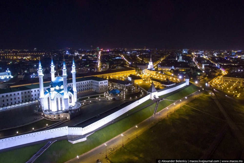 Казань Кремль ночью