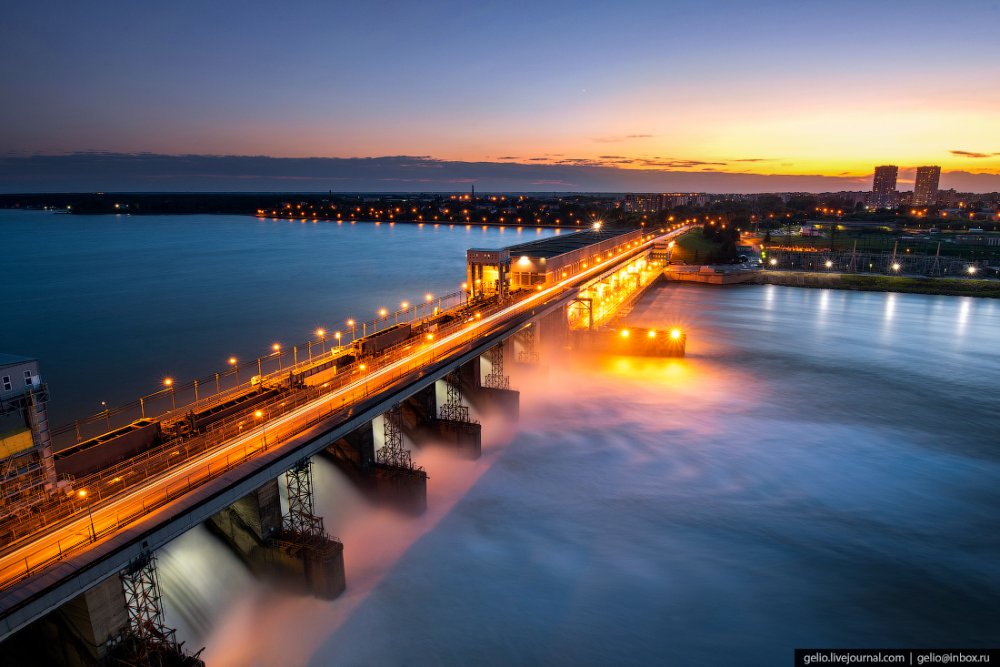 Обское море ГЭС Новосибирска