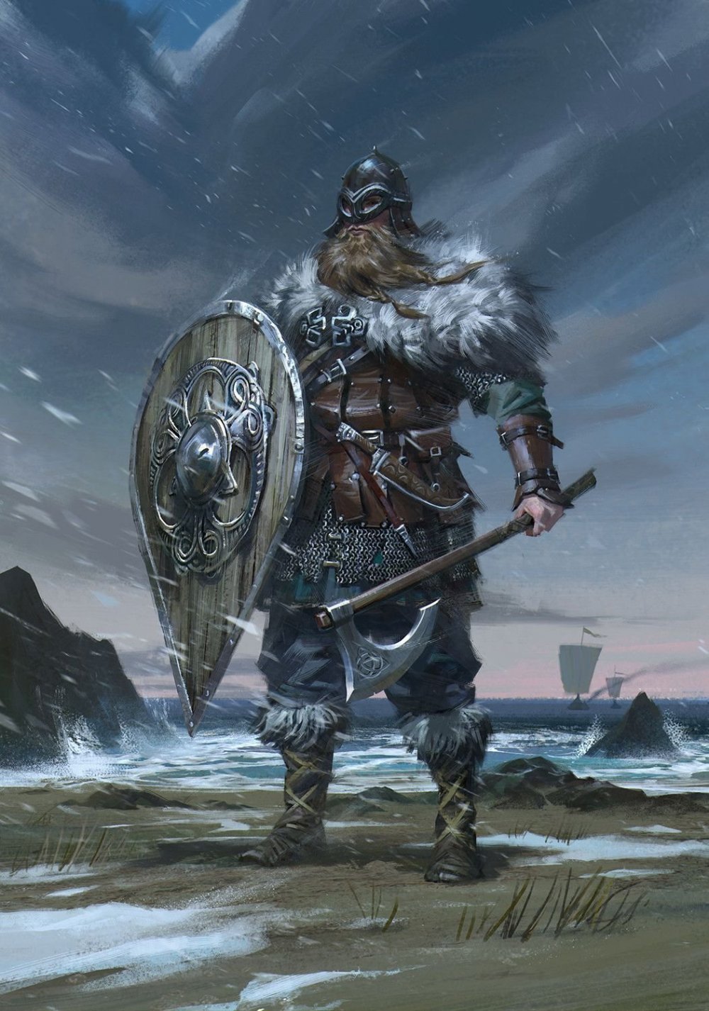 Берсерк воин викингов