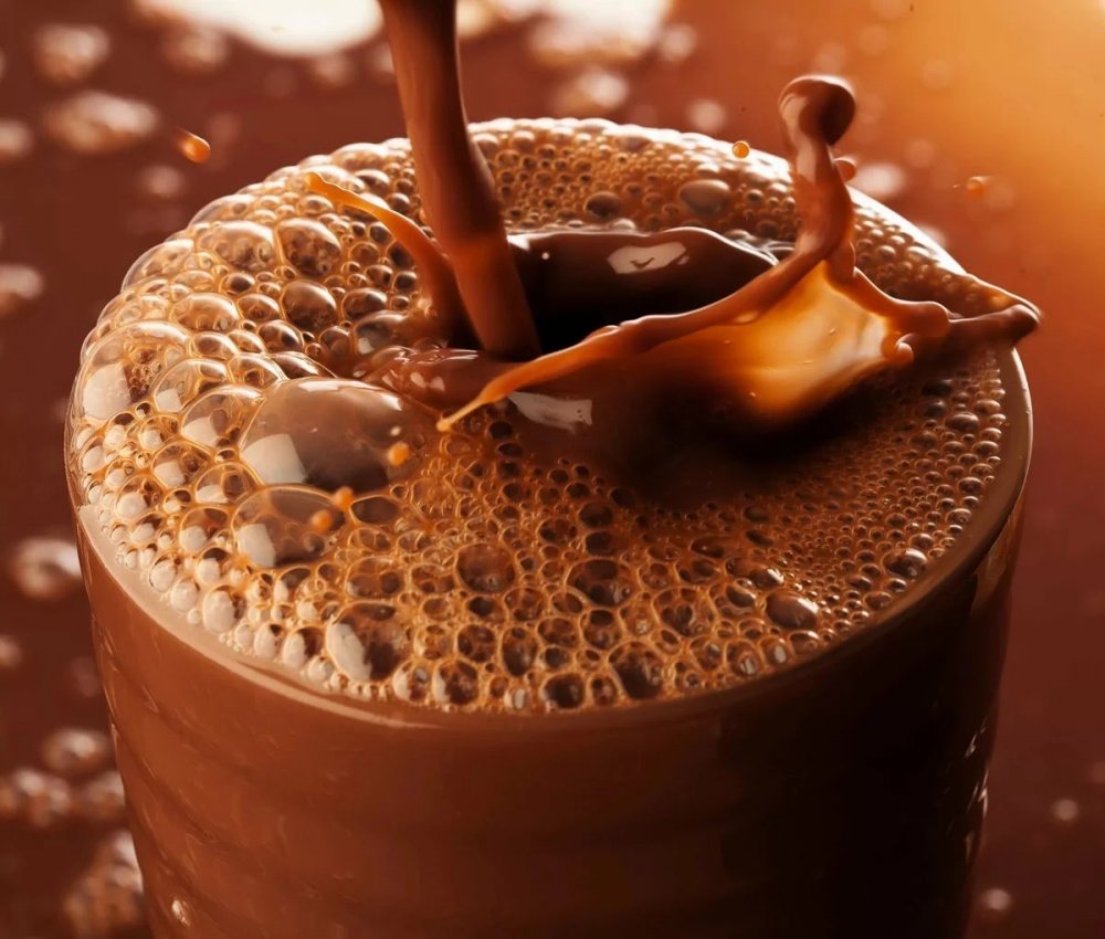 Вкусный горячий шоколад
