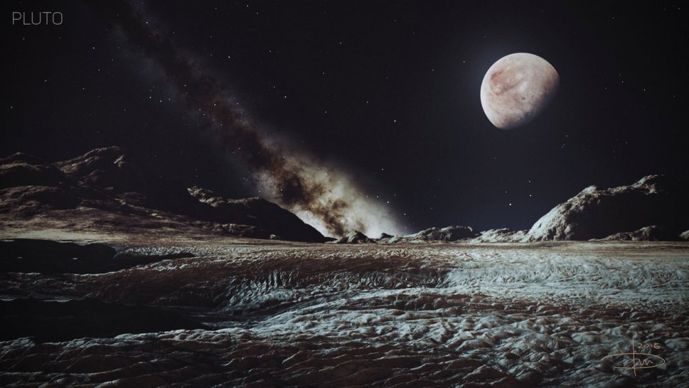 Плутон поверхность планеты