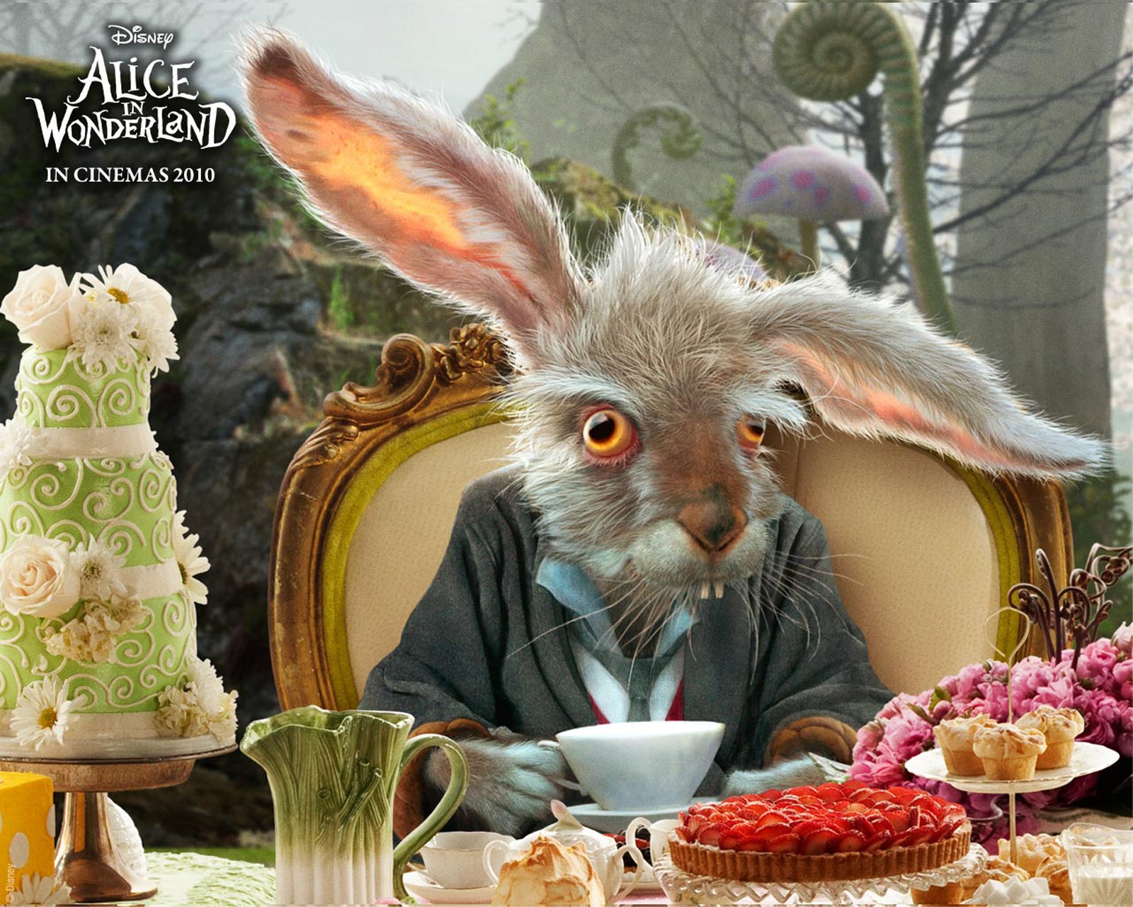 День мартовского зайца. Мартовский заяц из Алисы. Алиса в стране чудес заяц. Алиса в Зазеркалье Мартовский заяц.