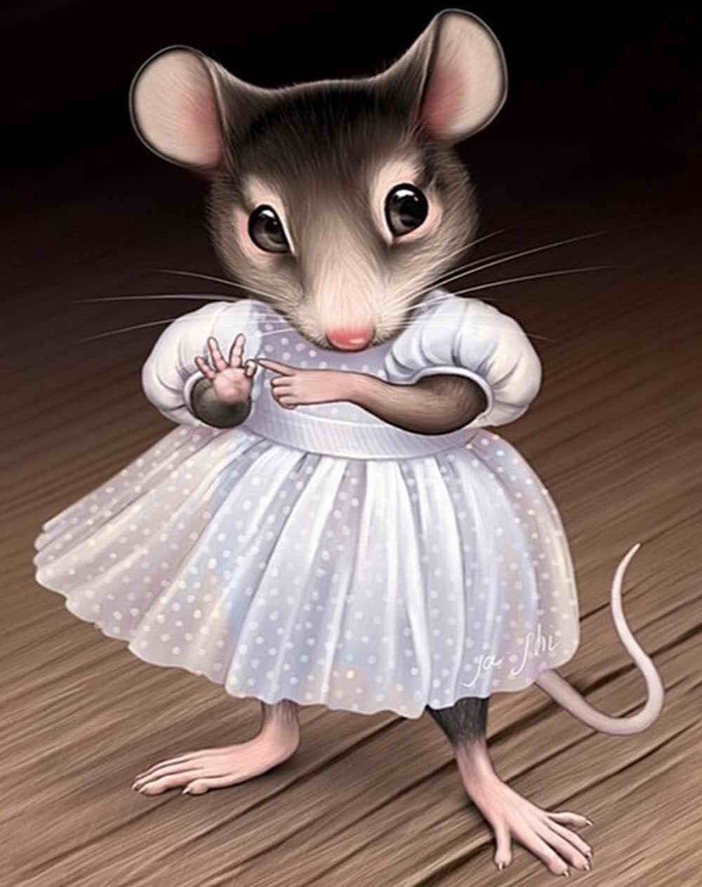 Красивая мышка