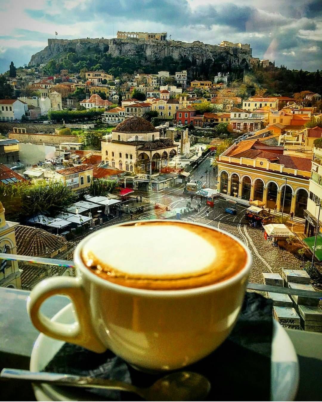 Добрый на греческом. Кофе Тоскана Италия. "Вид на Рим. Утро" (1636). Чашка кофе Италия. Завтрак в Греции.