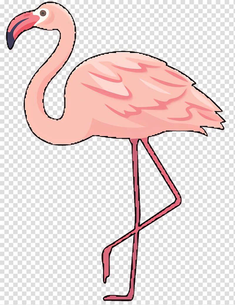 Арты Фламинго карандашом
