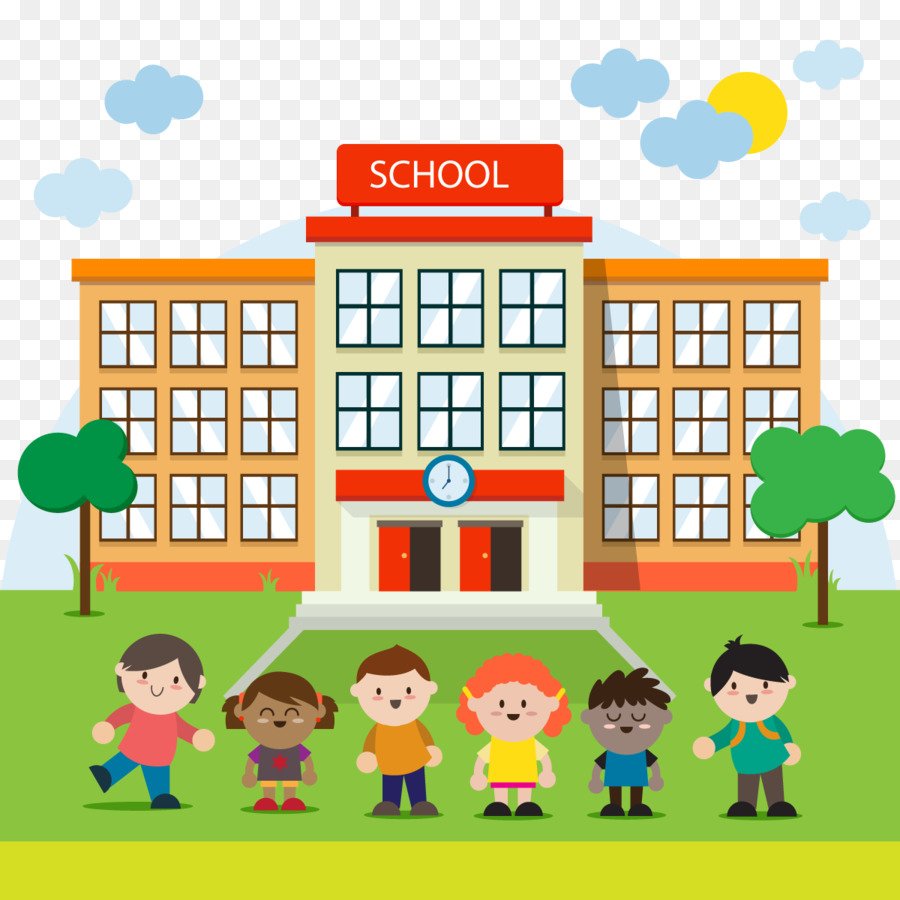 Изображение школы для детей