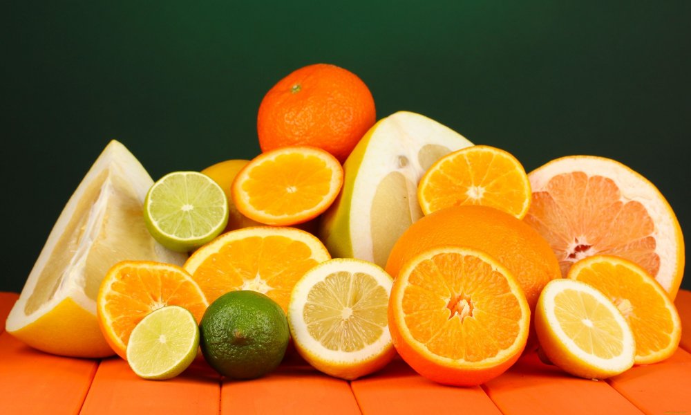 Лайм апельсин грейпфрут
