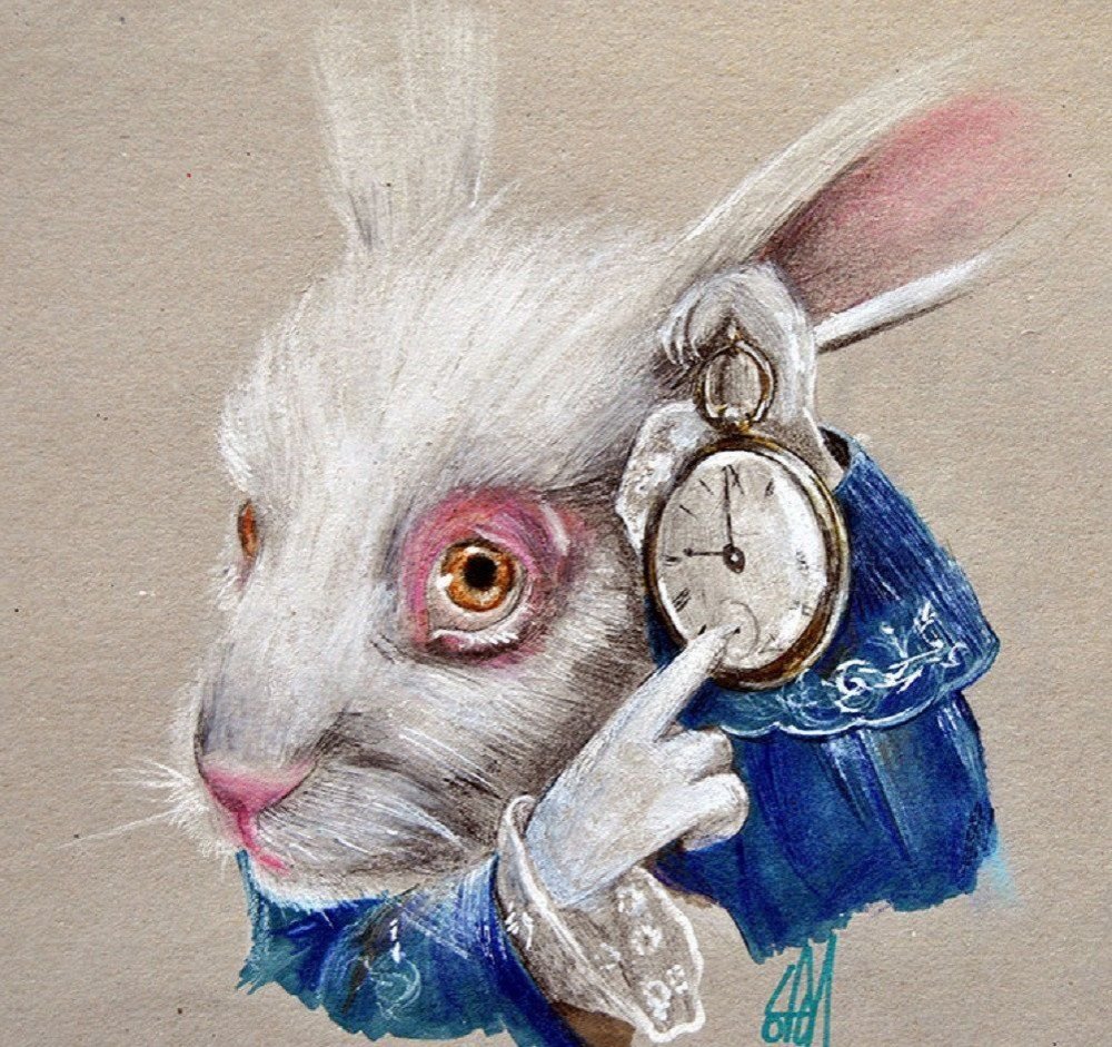 Кролик из Алисы в Зазеркалье