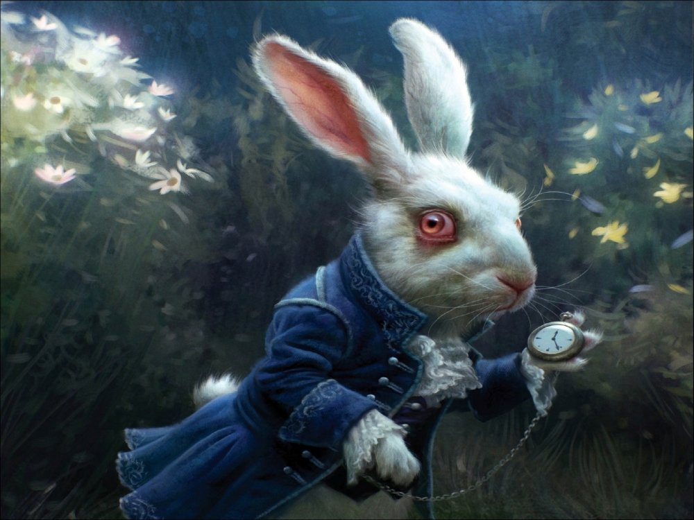 Алиса в Зазеркалье кролик