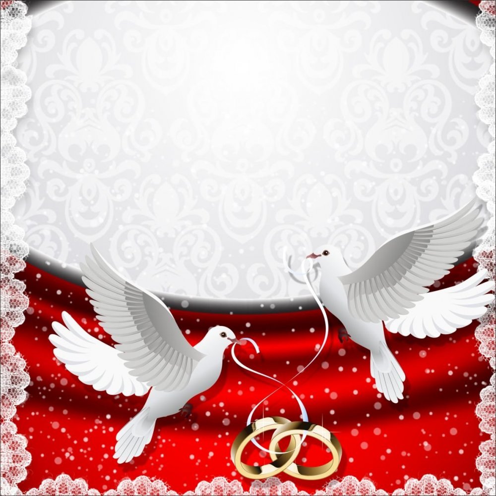 Белые голуби Свадебные