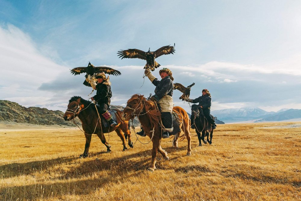 Монгольская степь кочевье