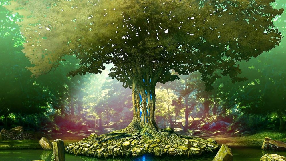 Рисование «сказочное дерево» (т.с.Комарова)