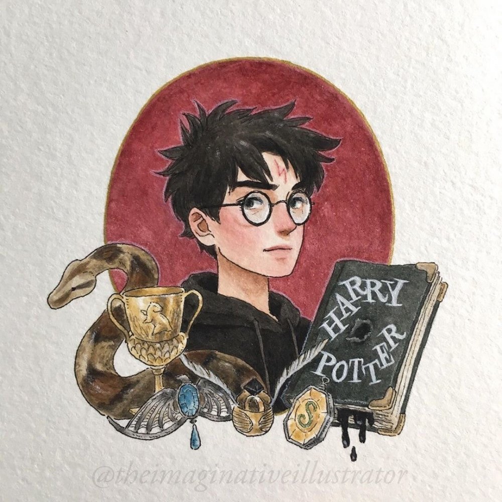 Красивые картины Гарри Поттер