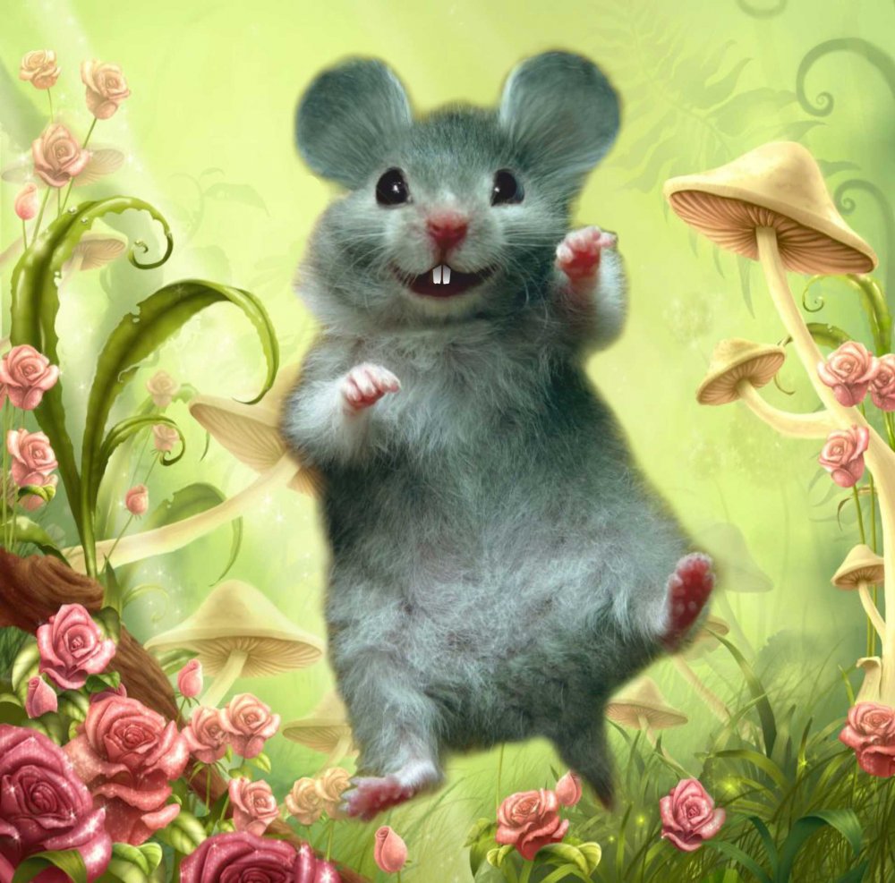 Красивая мышь