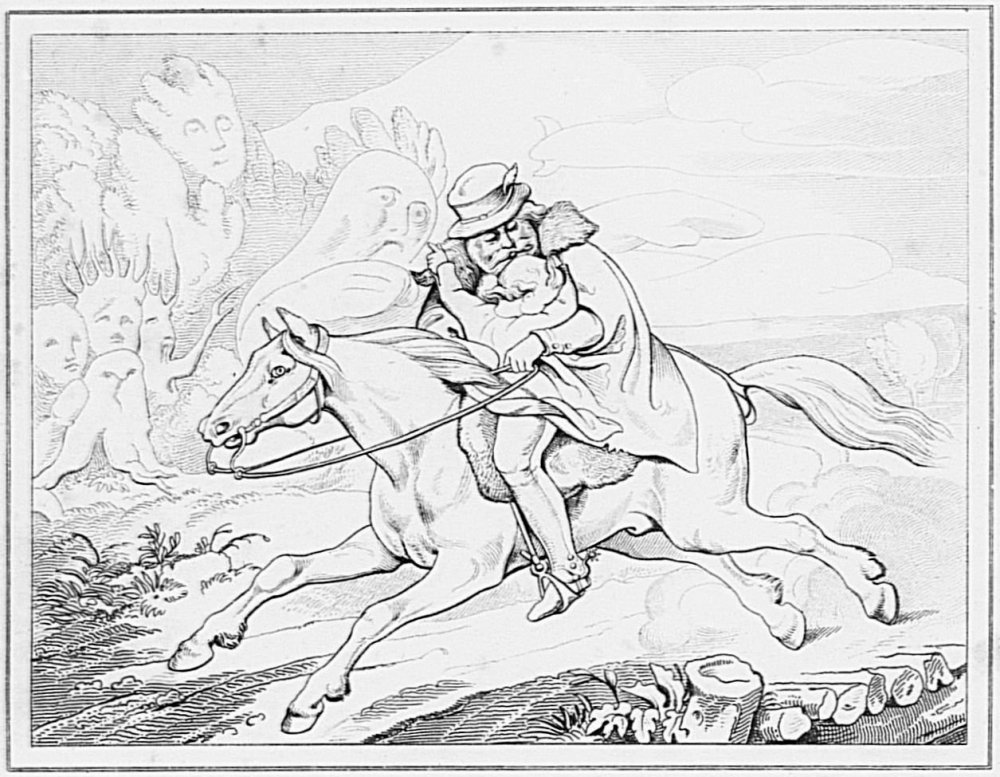 Мориц Людвиг фон Швинд «Лесной царь», 1830
