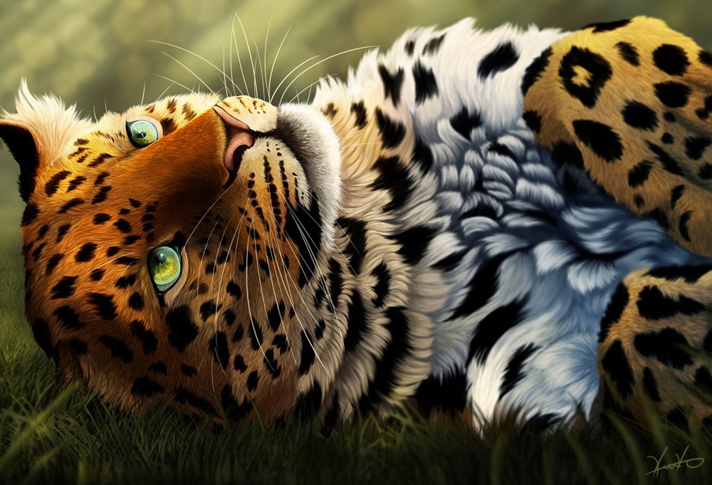 Леопард арты