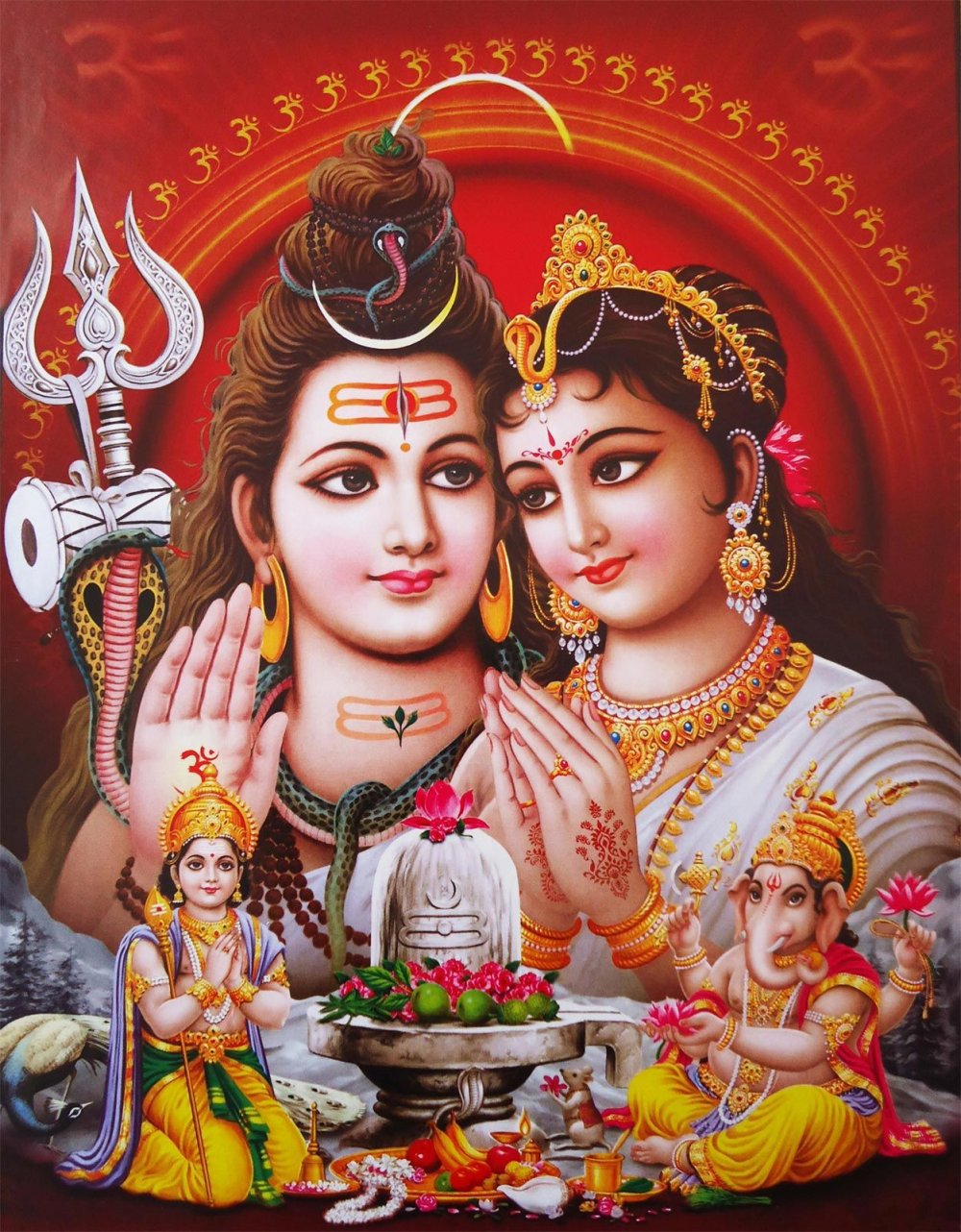 Бог Вишну и богиня Лакшми