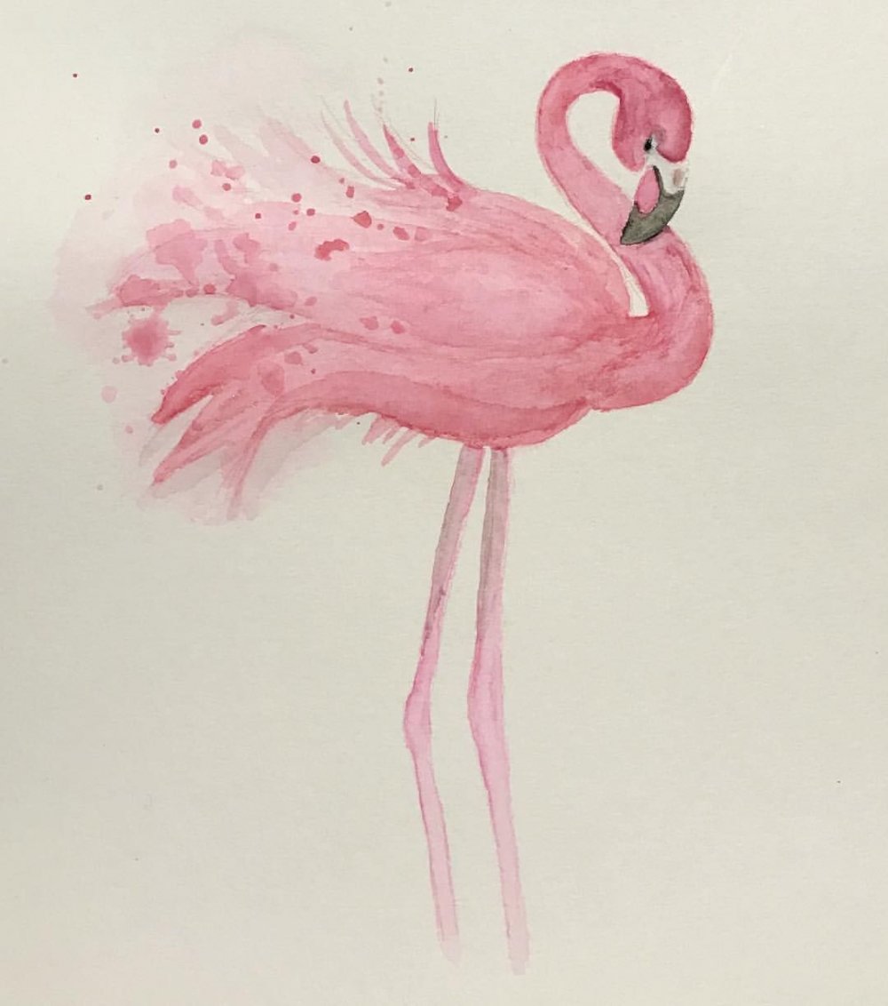 Мультяшные Фламинго