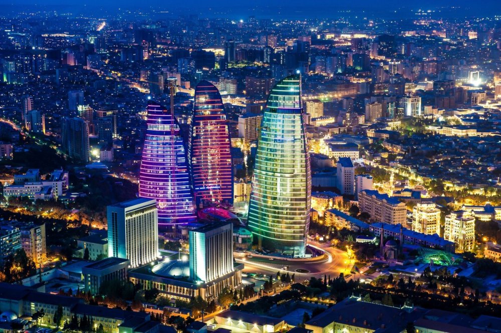 Город Баку Азербайджан