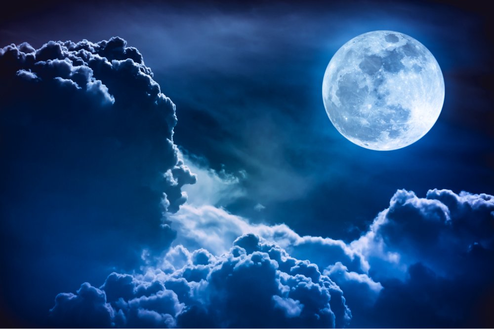 Лунное небо картинки