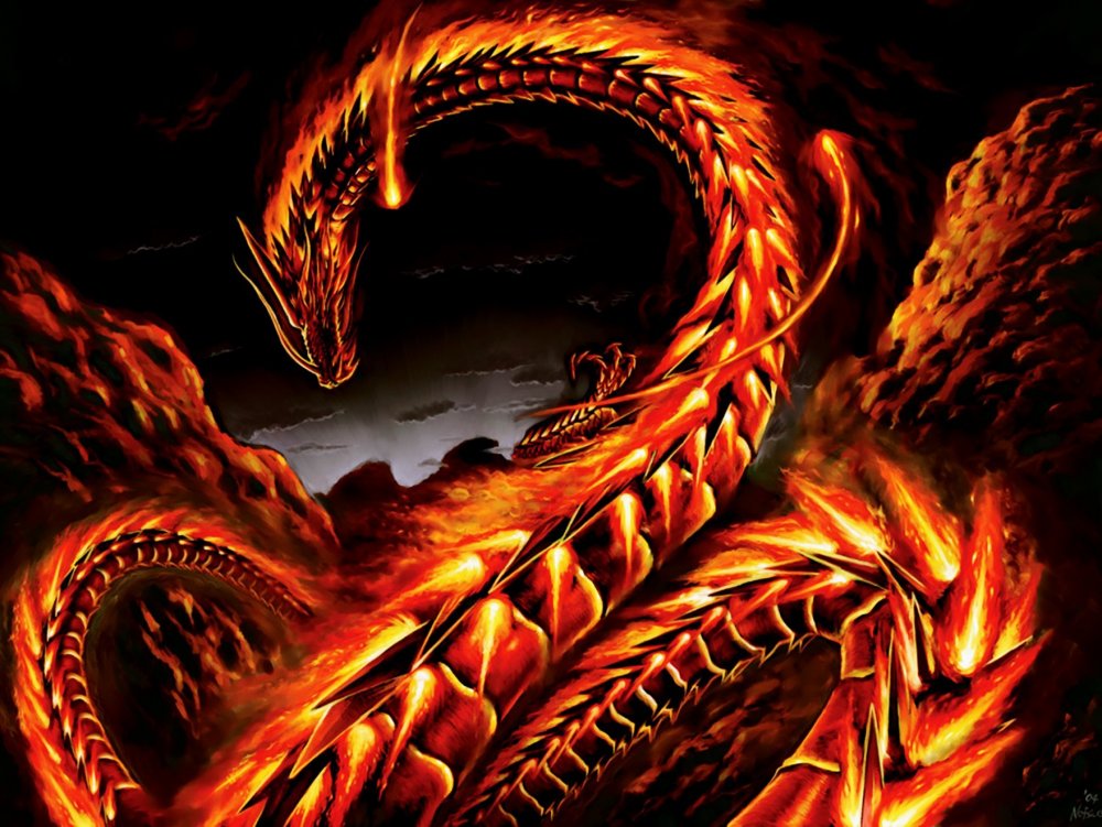 Огненный дракон Пандемониум