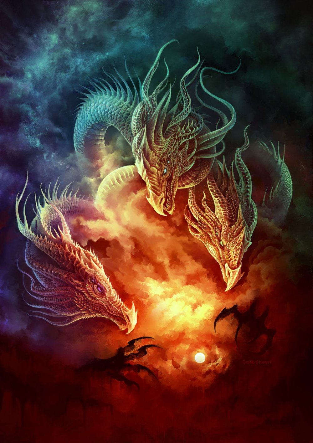 Мистические драконы