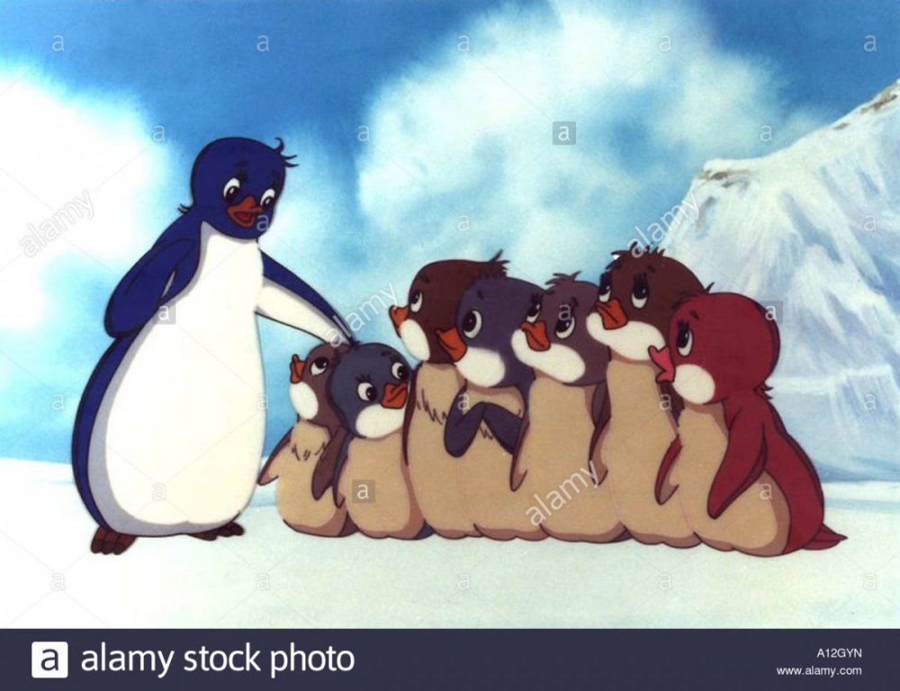Пингвиненок Лоло рисунок